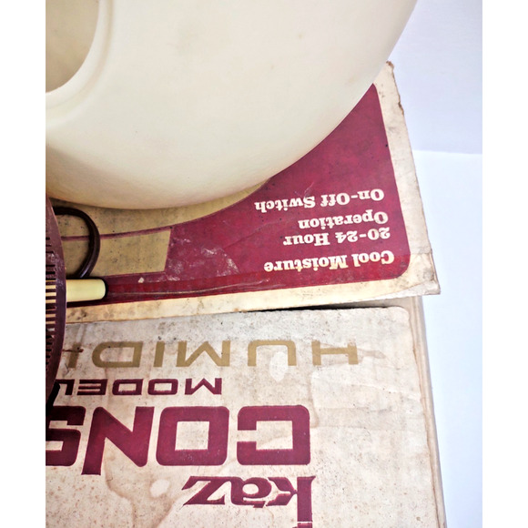 Kaz DynaMist Cool Moisture Mist Humidifier Model 1000 w Box 564B UFO Spaceship - Picture 8 of 10